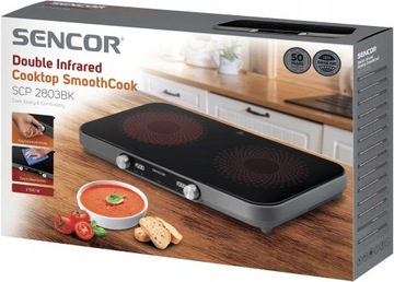 Электроплита Sencor 3500 Вт двухконфорочная