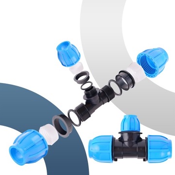 Соединитель PE 32x1/2 GZ PN 16 Резьбовая труба Ниппель Соединитель для воды Соединитель для шланга