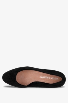 ТУФЛИ ЖЕНСКИЕ ЧЕРНЫЕ, НИЗКИЙ КАБЛУК, КАБЛУК, КОЖАНАЯ Стелька, МОДНЫЕ, размер 37