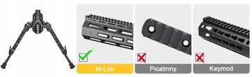 BILEG M*LOK СОШКА 15*20СМ ДЛЯ ВИНТОВКИ*