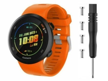 СИЛИКОНОВЫЙ РЕМЕНЬ ДЛЯ GARMIN FOREUNNER 45 / 45S - ЦВЕТА