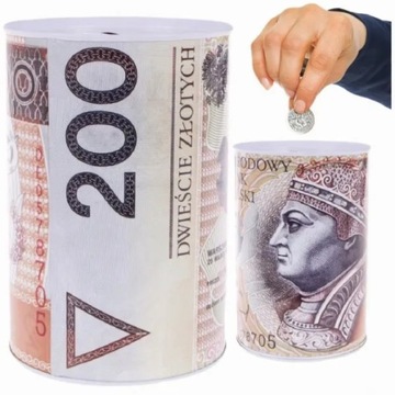 МЕТАЛЛИЧЕСКАЯ КОРОБКА-КОПИЛКА, ЭКОНОМИЯ ДЕНЬГ, НЕОТКРЫТАЯ ПРОЧНАЯ БАНКА