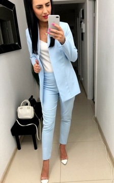 Женский костюм Женский костюм Комплект Блейзер Брюки Красный XL