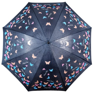 Зонт с бабочками, меняющий цвет, меняющий цвет, женский зонтик