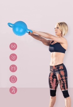 Водяная гиря, 2 ручки, регулируемая, 1-5 кг.