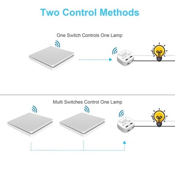 240 В 433 МГц беспроводной переключатель 2 ПК.