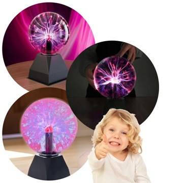 Детская настольная лампа Magic Desk Plasma Ball, большая В ПОДАРОК