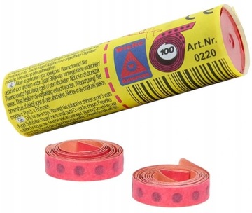 KAPISZON KAPISZONY TAŚMA SPŁONKI 800 strzał 8 rolek