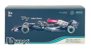 BBURAGO RACE MERCEDES-AMG F1 W12 E PERFORMANCE #77 BOTTAS FORMULA 1 НОВИНКА