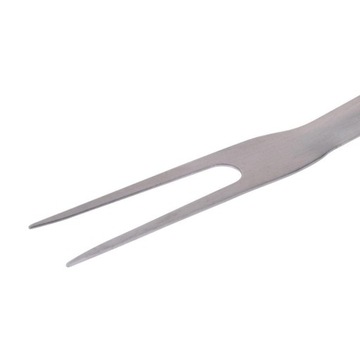 Набор для барбекю, нержавеющая сталь/дерево, 42 см, серебристый/черный