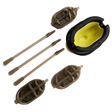 Zestaw Koszyków Method Feeder Podajnik Koszyk ARC ECO Foremka + Lotki 3x50g