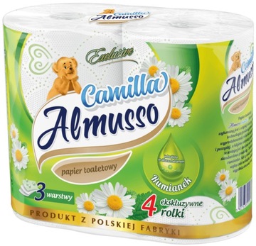 Almusso Camilla papier toaletowy 3 warstwy 4 rolki