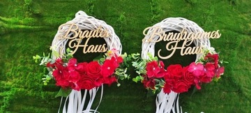 Дверной венок Дом невесты 20 см украшение неба