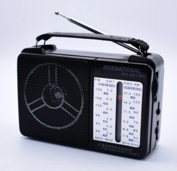 SOLIDNE ** RADIO NA BATERIE I PRĄD ** REENATIONAL
