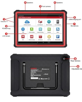 LAUNCH X431 PRO3S V 5.0 2024 2 lata update 10 cali CANFD DoiP DEALER POLSKA