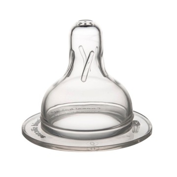 Силиконовая соска Canpol для широких бутылочек 12 м+ 2 упаковки 21/732