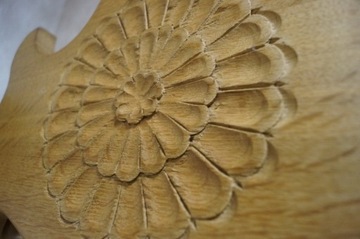 ЗЕРКАЛО В ДУБОВОЙ РАМЕ С ПОЛКОЙ из МАССИВА ДУБА d-550