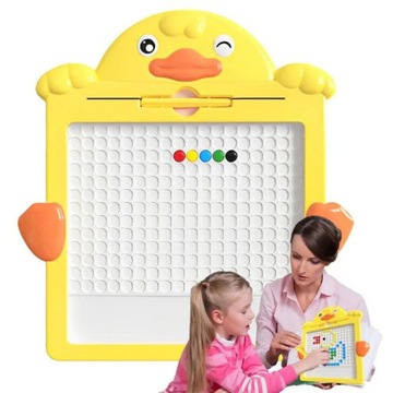 TABLICA MAGNETYCZNA KROPKI EDUKACYJNA MONTESSORI UKŁADANKA MAGPAD MOZAIKA