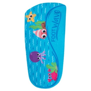 FOOTWAVE Wkładki ort. dzieci supinujące 3/4 XS 35-38