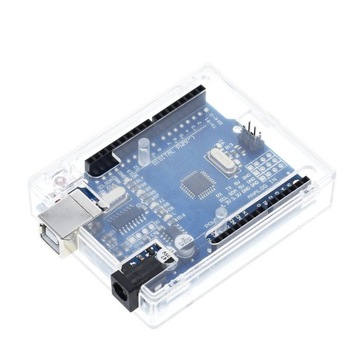 Прозрачный акриловый корпус для Arduino UNO R3.