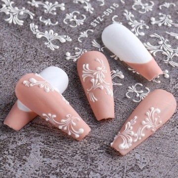 5D наклейки для украшения ногтей, узоры БАБОЧКИ