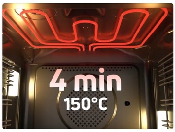 ZESTAW AMICA CZARNY piekarnik + kuchenka mikrofalowa | czerwony wyświetlacz