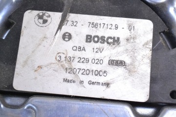 BMW 5 E60 530D 2008 RHD VENTILÁTOR CHLADIČŮ 7561712