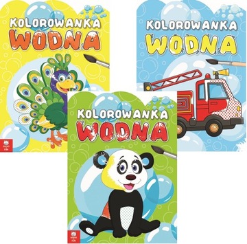 Nowy zestaw wodnych kolorowanek dla chłopców