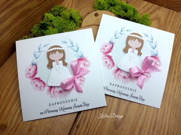 Приглашения на Первое Причастие мальчиков и девочек