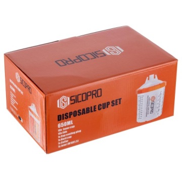 Набор чашек 10x 650 мл 125 мкм Система смешивания красок PPS Адаптер M16x1.5W