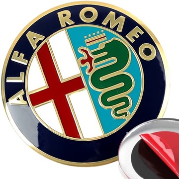 EMBLEMAT ALFA ROMEO 74mm ZNACZEK MITO 147 156 159
