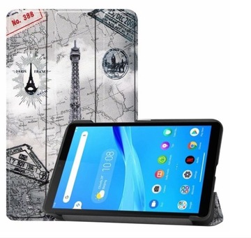 ETUI GRAFIKA + SZKŁO do LENOVO TAB M7 7.0 TB-7305