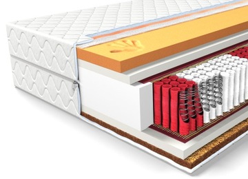 МАТРАС 140x200 Comfort Med КОКОС ВИСКО MULTIPOCKET