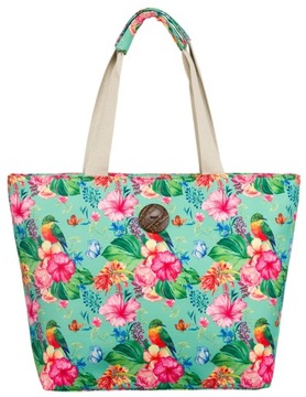 Torba plażowa shopper bag na ramię pojemna summer na lato zakupowa