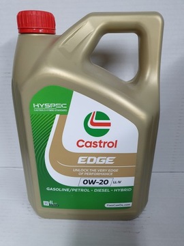 CASTROL EDGE 0W/20 LL IV VW 508.00 509.00 4L 2023R