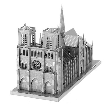 Metal Earth Katedra Notre Dame Model Metalowy 3D