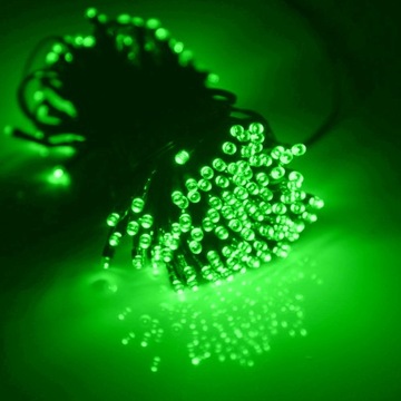 LAMPKI CHOINKOWE LED ZEWNĘTRZNE ZIELONE 300 LED
