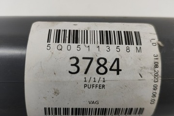AUDI A3 SPORTBACK 8Y DORAZ TLUMIČE PLYNOVÉHO 5Q0511358M 2019 2230739