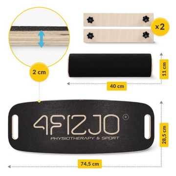 БАЛАНС БОРД ТРЕНЕР ДЛЯ БАЛАНСА ДЕРЕВЯННАЯ ПЛАТФОРМА ДЛЯ БАЛАНСА