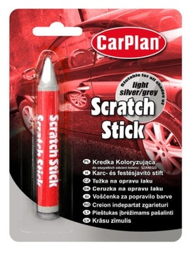 Zestaw Wosk Kredka Pasta Ścierka Aplikator SREBRNY