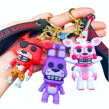 Брелок-подвеска FNAF POP Five Nights at Freddy's Foxy Freddy Chica