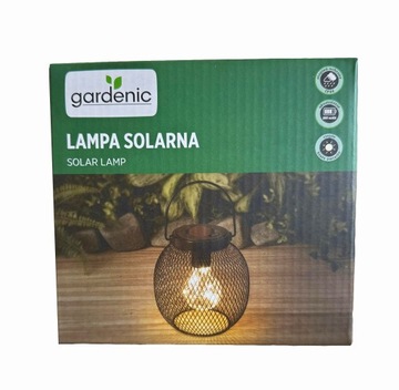 LAMPA SOLARNA WISZĄCA ŻARÓWKA