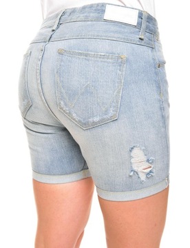 WRANGLER spodenki jeans blue BOYFRIEND SHORT W25