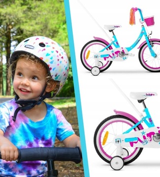 ДЕТСКИЙ ВЕЛОСИПЕД TABOU МИНИ-ВЕЛОСИПЕД 14 ДЮЙМОВ СИНИЙ СВЕТ ДЛЯ ДЕВОЧЕК