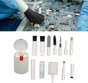 Przenośny Zestaw do Czyszczenia Elektroniki, 16 szt. Środek do
