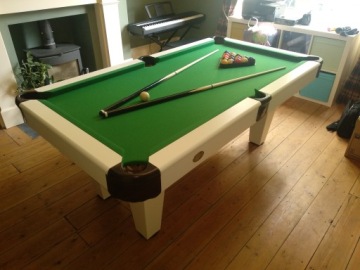 Бильярдный стол Radley Prime 9 футов, белый