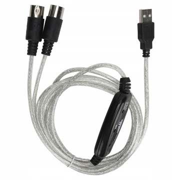 MIDI-кабель Конвертер адаптера MIDI-кабеля в USB