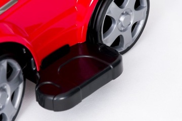 большой автомобиль-толкатель РЕЗИНОВЫЕ КОЛЕСА + ТАБЛИЧКИ