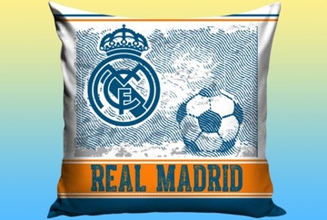 REAL MADRYT PODUSZKA JASIEK 40 x 40 CM HERB PIŁKA MIKROFIBRA