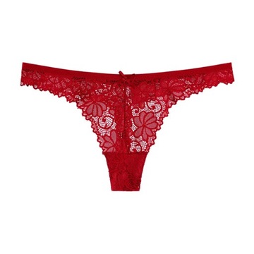 Sexy Lace Thong Soft Cozy Underwear Ice Silk
